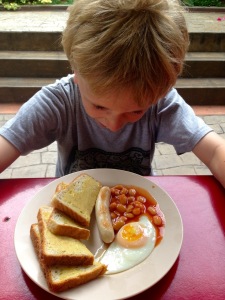 Zac's fab breakfast